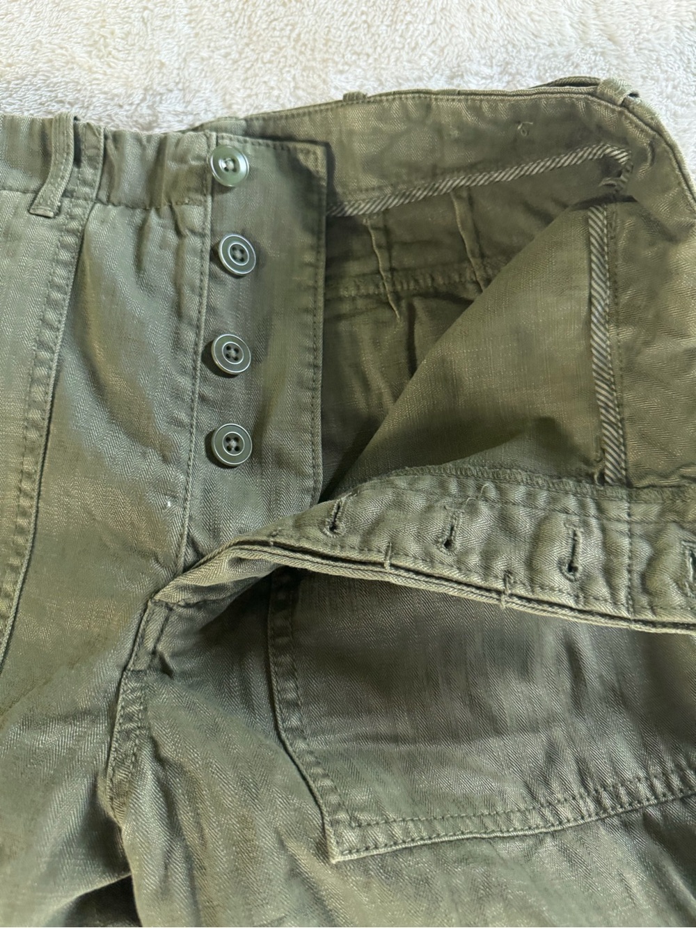 NWT J. Crew Foundry Pant Herring Spanish Moss - Picture 9 of 13